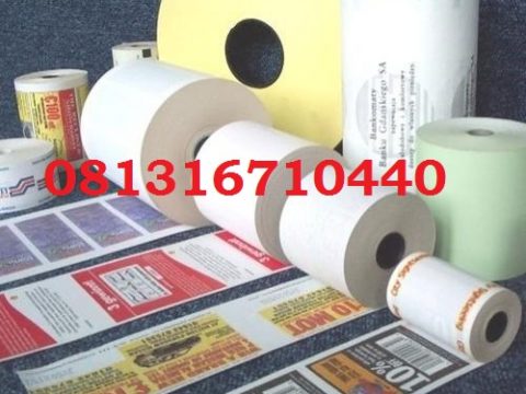 Cetak kertas parkir kertas roll