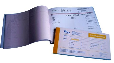 Cetak tanda terima kwitansi invoice
